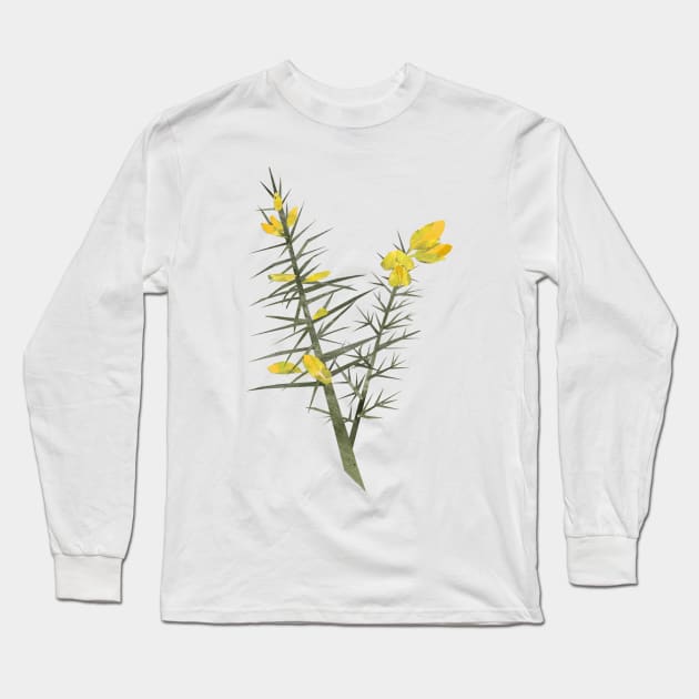 Gorse Long Sleeve T-Shirt by Babban Gaelg